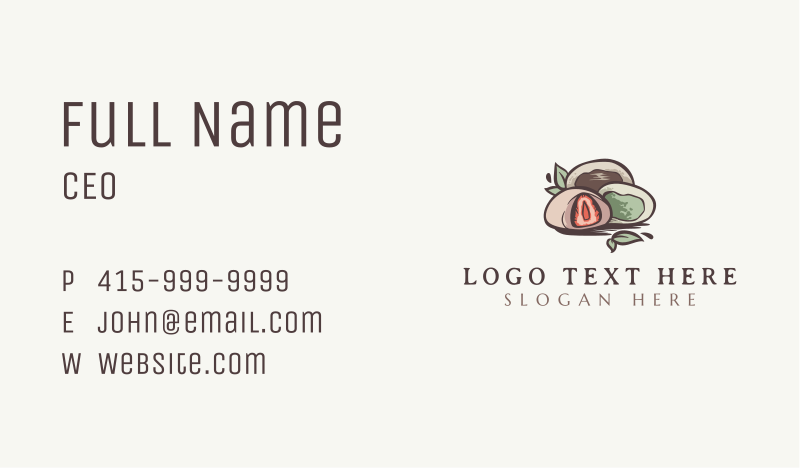 Mochi Business Card example 4