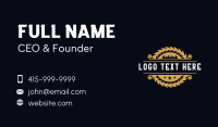 Circular Saw Woodcutter Business Card