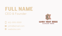 Antique Business Card example 1
