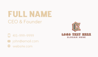 Antique Vintage Accessory Business Card Design