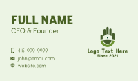 Hand Business Card example 2