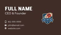 American Football Team Sport Business Card Design