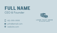 Cargo Delivery Truck Business Card Design