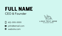Simple House Wings Business Card Design