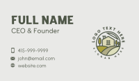 Home Lawn Field Business Card