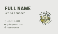 Home Lawn Field Business Card Image Preview