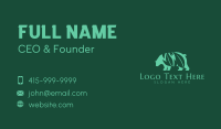 Zoologist Business Card example 4