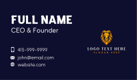 Lion Feline Animal Business Card