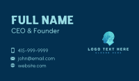 Human Head Circuitry Business Card Design