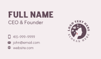 Leaf Natural Hairdresser Business Card Design