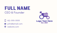 Purple Tractor Electric Plug Business Card