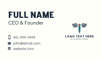 Caduceus Staff Hospital Business Card