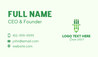 Organic Bamboo Pencil Business Card