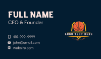 Basketball League Tournament Business Card