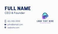 Cyber Knight Gamer Business Card