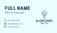 Blue Hot Air Balloon Business Card Image Preview