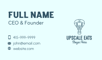 Blue Hot Air Balloon Business Card Image Preview