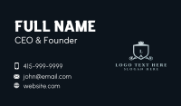 Royalty Crown Shield Business Card