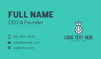 Soccer Ball Crown Business Card Design