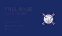 Baseball League Sport Business Card