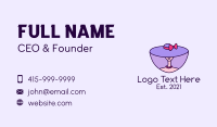 Woman Stylist Hat  Business Card Design