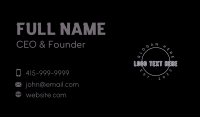 Urban Graffiti Wordmark Business Card