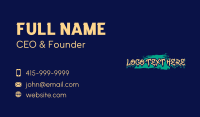 Graffiti Urban Mural Business Card