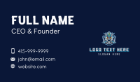 Gaming Robot Character Business Card