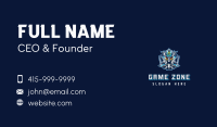 Gaming Robot Character Business Card Image Preview