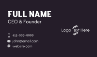 Laurel Wreath Business Card example 3