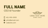 Outdoor Gear Business Card example 1