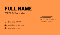 Musical Instrument Business Card example 1