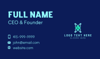 Tech Lettermark Business Card