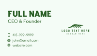 Wild Crocodile Reptile Animal Business Card