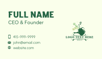 Garden Watering Can Business Card Design