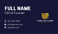 Real Estate Agency Hands Business Card