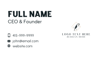 Feather Writing Publishing Business Card