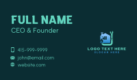 Water Droplet Plumbing Home Business Card