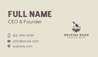 Hand Shovel Flower Landscaping Business Card Image Preview