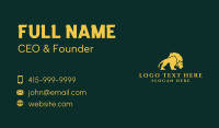 Gold Lion Mane  Business Card Design
