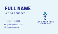 Blue Seahorse Papercraft  Business Card
