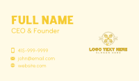 Organic Wheat Windmill Business Card