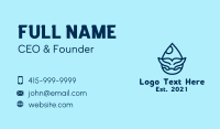 Whale Beach Droplet  Business Card