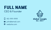 Whale Beach Droplet  Business Card