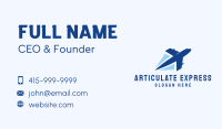 Fast Jet Plane Business Card Image Preview