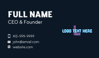 Generic Cyber Letter Business Card