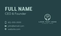 Globe Hand Foundation Business Card Design