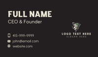 Smoking Skull Marijuana Business Card