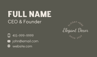 Elegant Cursive Business Business Card Image Preview