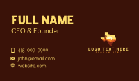 Texas Desert Map Business Card